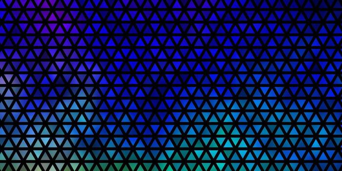 Fondo de vector multicolor claro con estilo poligonal.