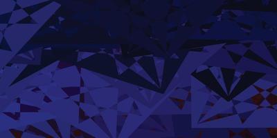 Dark Blue, Red vector pattern with polygonal shapes.