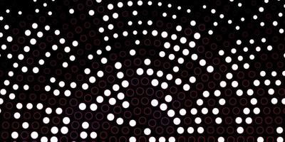Dark Pink vector pattern with spheres.