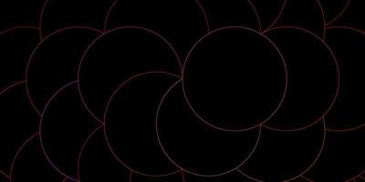 Dark Red vector background with spots.