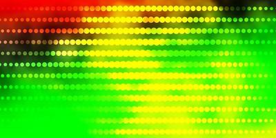 Light Multicolor vector background with circles.