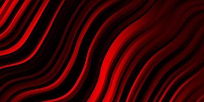 Dark Red vector backdrop with bent lines.