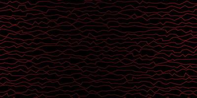 Dark Red vector backdrop with bent lines.