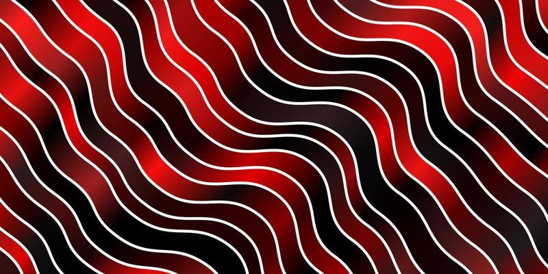 Dark Red vector template with wry lines.