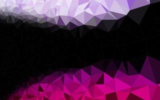 Light Purple vector abstract polygonal cover.