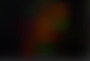 Dark Black vector blurred background.