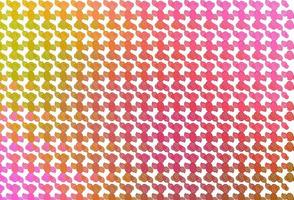 Light Red, Yellow vector background with lava shapes.