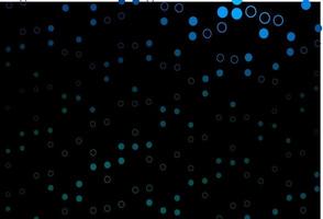 Dark Blue, Green vector template with circles.