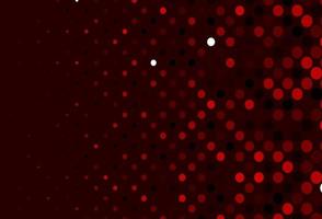 Dark Red vector cover with spots.