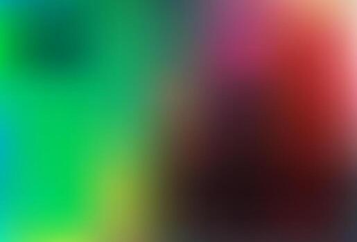 Light Green, Red vector bokeh template.