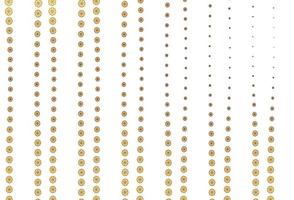 Light Yellow, Orange vector layout with bright snowflakes.