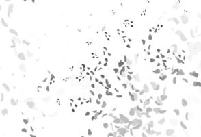 Light silver, gray vector pattern with chaotic shapes.