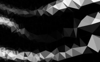 Light Silver, Gray vector triangle mosaic texture.