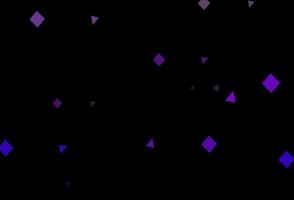 Dark purple vector pattern in polygonal style with circles.