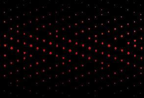 Dark Red vector layout with elements of cards.