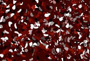 Light Red vector background with abstract forms.