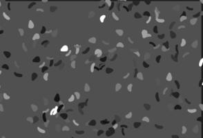 Light Silver, Gray vector pattern with chaotic shapes.