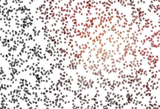 textura de vector rojo claro con discos.