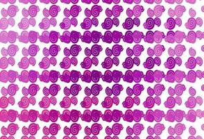 Light Purple vector background with lamp shapes.