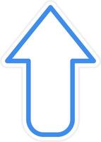 Up Arrow Icon Style vector