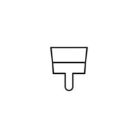 Paint Brush Icon Simple Vector Perfect Illustration