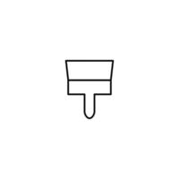 Paint Brush Icon Simple Vector Perfect Illustration