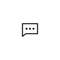 Bubble Chat Icon Simple Vector Perfect Illustration