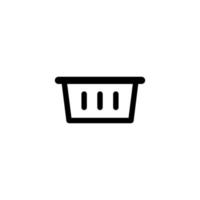 Shopping Basket Icon Simple Vector Perfect Illustration