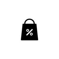 Shopping Bag Icon Simple Vector Perfect Illustration