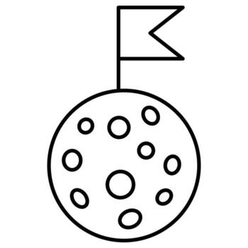 Flagged planet  Which Can Easily Modify Or Edit vector