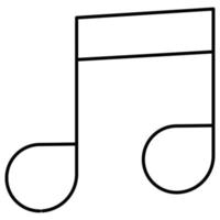 Eighth note Which Can Easily Modify Or Edit vector