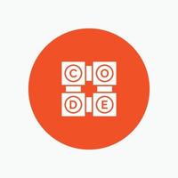 Code Learning Code Learning Education white glyph icon vector