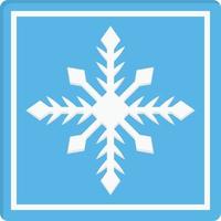 ilustración vectorial de copos de nieve en un fondo. símbolos de calidad premium. iconos vectoriales para concepto y diseño gráfico. vector