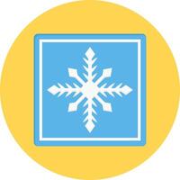 ilustración vectorial de copos de nieve en un fondo. símbolos de calidad premium. iconos vectoriales para concepto y diseño gráfico. vector