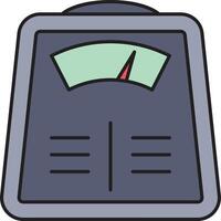 weight meter vector illustration on a background.Premium quality symbols.vector icons for concept and graphic design.