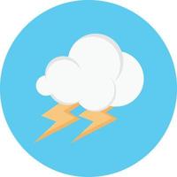 ilustración de vector de tormenta de nubes en un fondo. símbolos de calidad premium. iconos vectoriales para concepto y diseño gráfico.