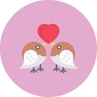 loving birds vector illustration on a background.Premium quality symbols.vector icons for concept and graphic design.