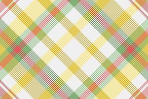 Tartan or plaid retro color pattern. vector