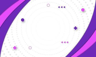 Purple and pink curve shapes background. vector