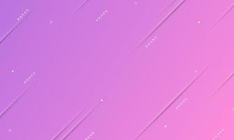 Purple and pink gradient with shadow lines texture and memphis elements. vector