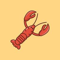 shrimp vector illustration on a background.Premium quality symbols.vector icons for concept and graphic design.