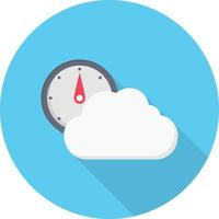 cloud meter vector illustration on a background.Premium quality symbols.vector icons for concept and graphic design.