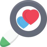 buscar ilustración de vector de amor en un fondo. símbolos de calidad premium. iconos vectoriales para concepto y diseño gráfico.