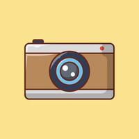 camera vector illustration on a background.Premium quality symbols.vector icons for concept and graphic design.