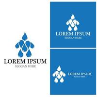 Water drop Logo Template vector