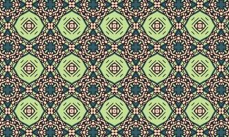 Seamless repeated pattern design. Women's long dress pattern design, vector vintage art illustration
