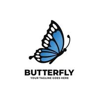 Butterfly logo design vector illustration