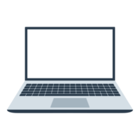 ilustración del icono de la computadora portátil abierta png