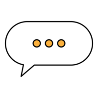 chat speech bubble icon png