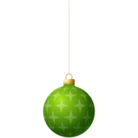 Kerstmis snuisterij bal ornament hangende png